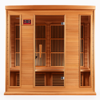 Maxxus 4 - Person Bluetooth Compatible FAR Infrared Sauna in Hemlock