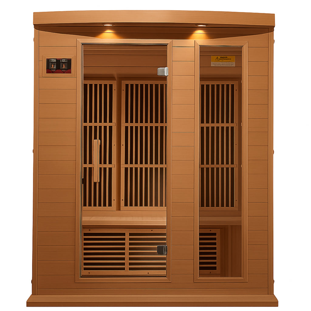 3 - Person FAR Infrared Sauna in Hemlock