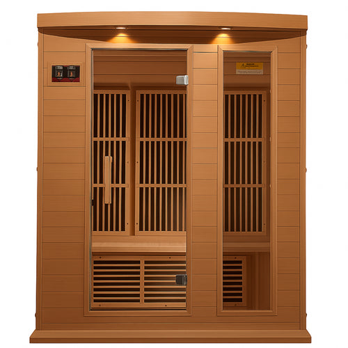 3 - Person FAR Infrared Sauna in Hemlock