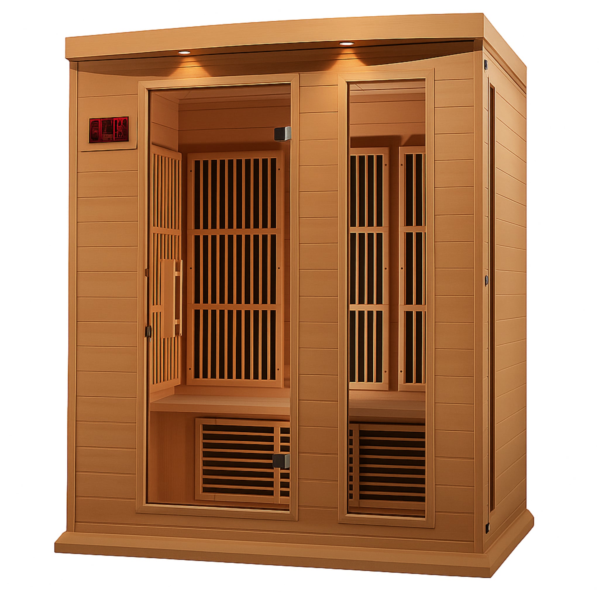 3 - Person FAR Infrared Sauna in Hemlock