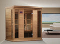 Maxxus 4 - Person Bluetooth Compatible FAR Infrared Sauna in Hemlock