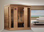 Maxxus 4 - Person Bluetooth Compatible FAR Infrared Sauna in Hemlock