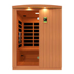 Madrid Elite 3 Person Low EMF Infrared Lighting Home Sauna