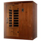 Madrid Elite 3 Person Low EMF Infrared Lighting Home Sauna